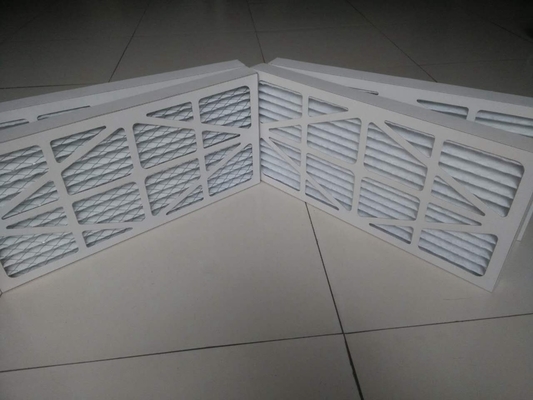 Medium Efficiency Aluminum Frame Plate And Frame Filtration Galvanized Folding Air Filter