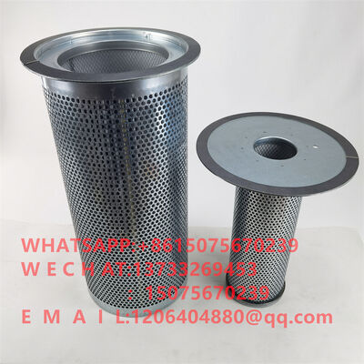 Air compressor oil separator core 250034-122 maintenance; gas and oil separator core 250034-134 inner and outer filter core